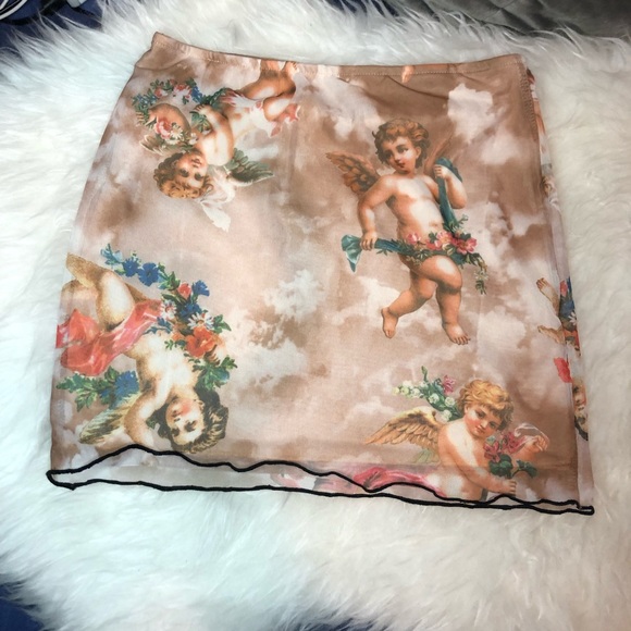 Dresses & Skirts - Cherubs SZ XS Mini Skirt Brown Skirt New